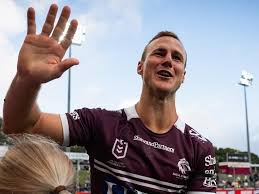 Manly Sea Eagle’s Halfback Processing a Premature Manly End