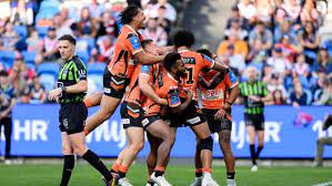 Wests Tigers produced one of the tries of the decade prior to the Cowboys ruining the party
