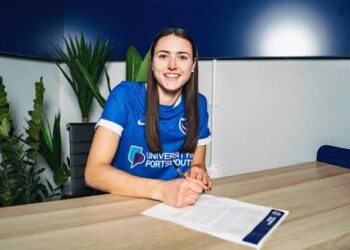 Portsmouth completed the signing of powerful forward on a free transfer