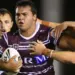 Manly Sea Eagles forward taking action against the club after a training session ended his career