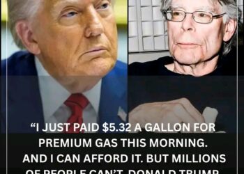 🚨 STEPHEN KING FIRES BACK AT TRUMP OVER $5.32 GAS PRICES: ‘LOTS OF FOLKS CAN’T AFFORD IT’ AS IRAN WAR FUELS AMERICAN ANGER